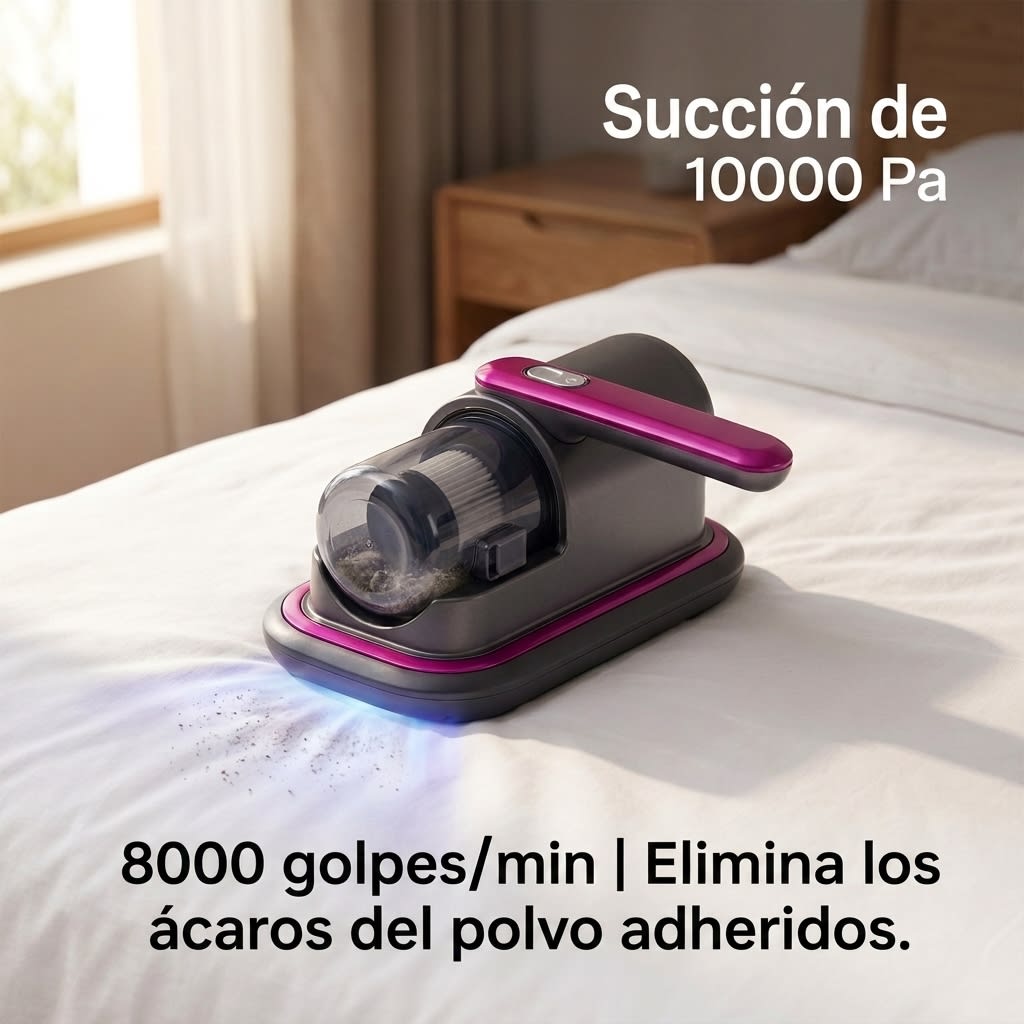 Aspiradora Ácaros YISEN CC-002 Limpieza Profunda Polvo Hogar2