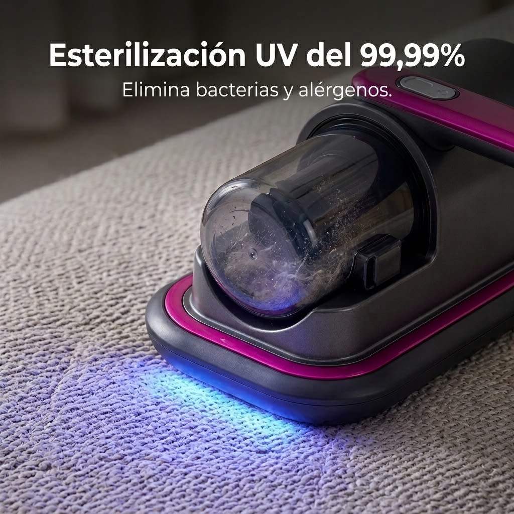 Aspiradora Ácaros YISEN CC-002 Limpieza Profunda Polvo Hogar3