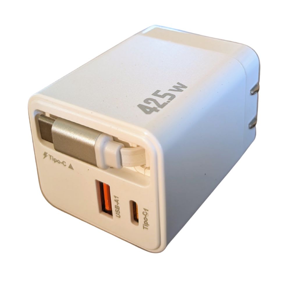 Cargador Moreka CC27 42.5W PD QC3.1 Tipo C Retráctil6