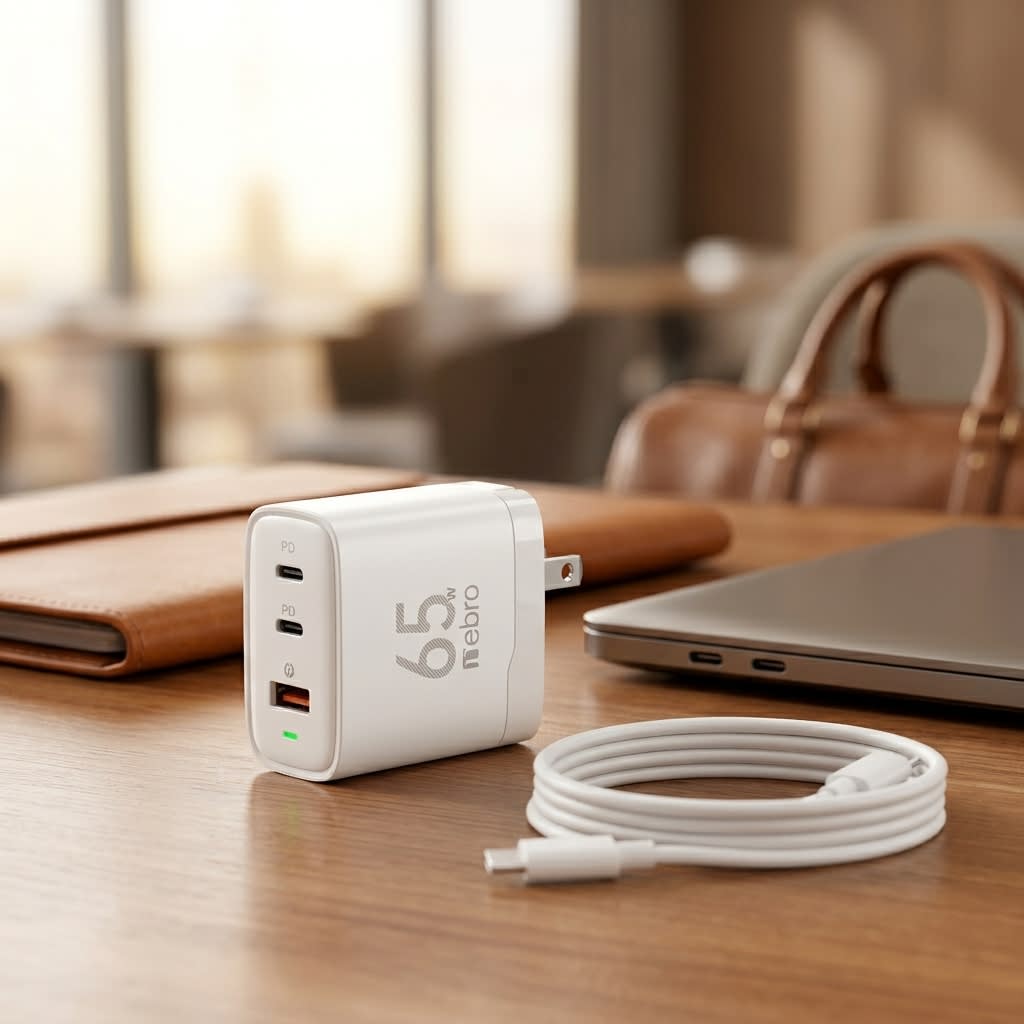 CARGADOR VGA-056T 65W  CARGA RAPIDA C A C 2 SALIDAS C 1 USB2