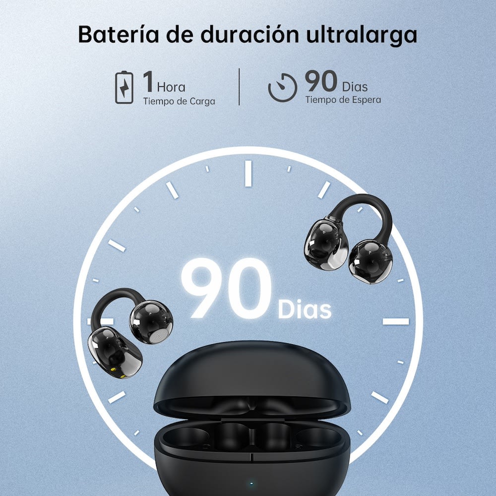 Audífonos CLIP 1 Cancelación Ruido  Audífonos 30mAh / Estuche 300mAh IPX4 G-TIDE3