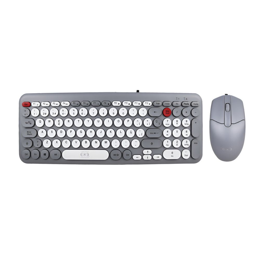 Combo Teclado y Mouse Alámbrico Usb Español Laptop CE-WD6802
