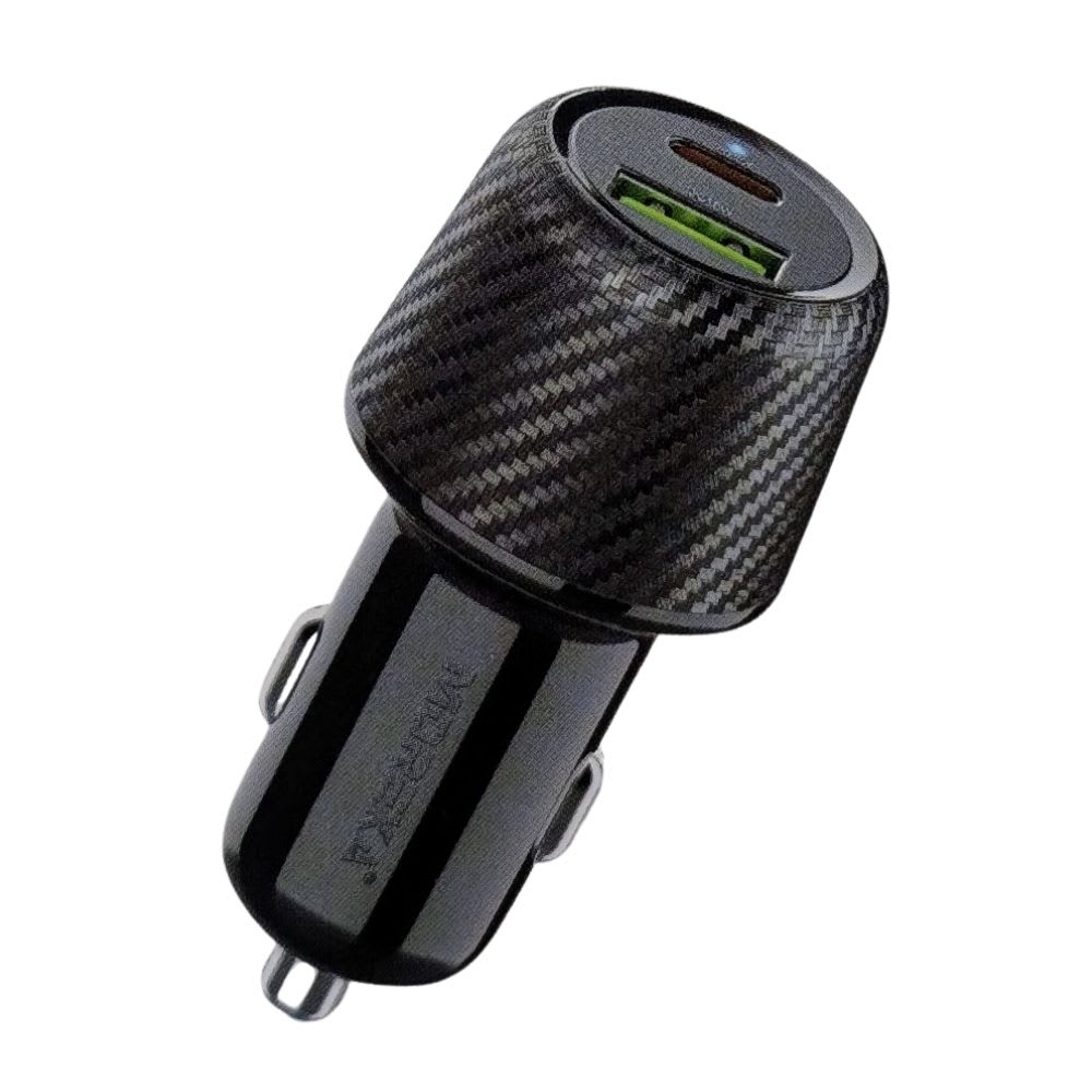 Turbo Cargador De Carro 48W PD30W QC18W Moreka CP0012 Plug In puertos USB y C 0