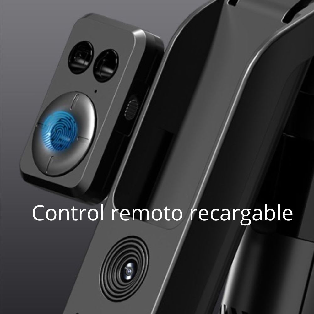Trípode de seguimiento automático por IA, rotación de 360°, extensible hasta 1.80mts C1210