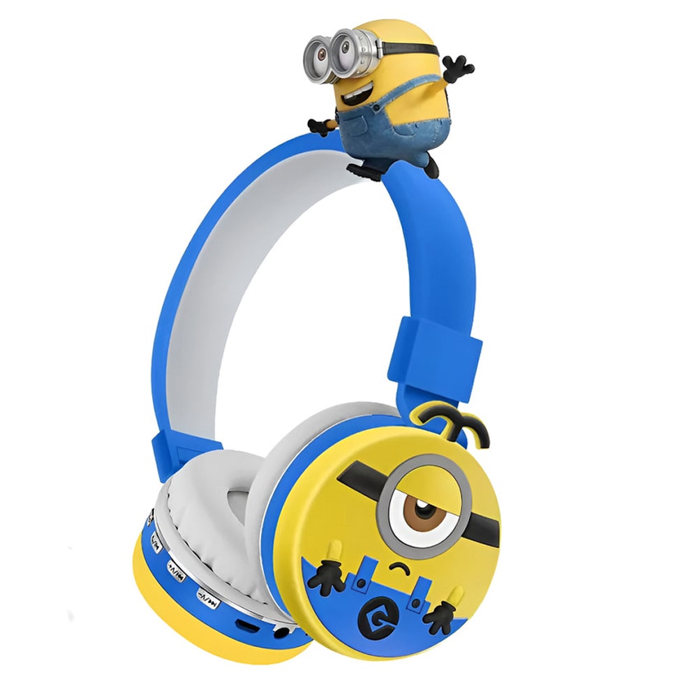 Audífonos Diadema Bluetooth Minions Inalámbrico Plegable4