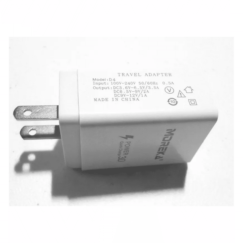 Cargador cubo carga rápida 3.5A con entrada USB3