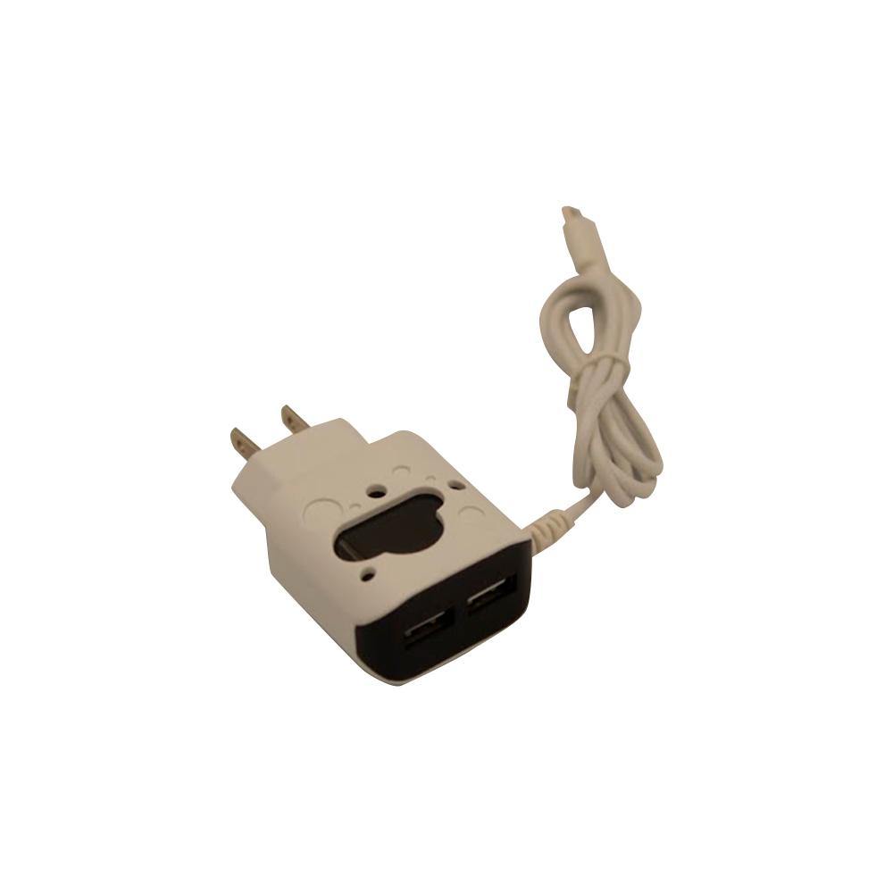 Cargador Moreka M-1078, 3.1 A, 2 Usb Cable Tipo C, Led1