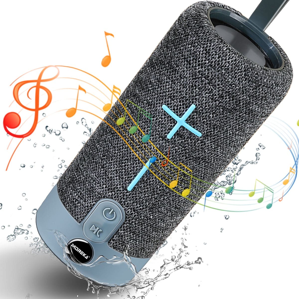 Bocina Bluetooth Moreka 450 TF Card Radio FM Resistente al agua18