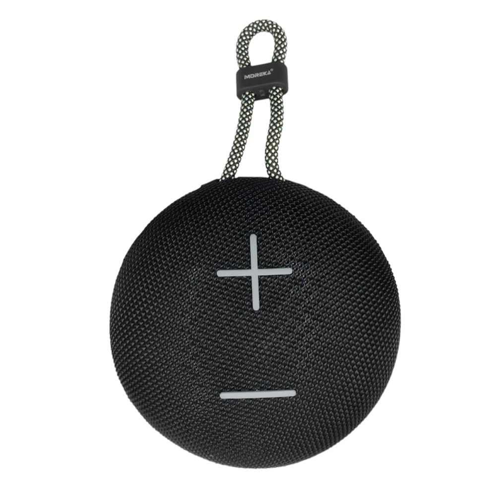 Bocina Bluetooth Moreka 374  Resistente al agua IPX6, Radio FM, USB, Micro SD21