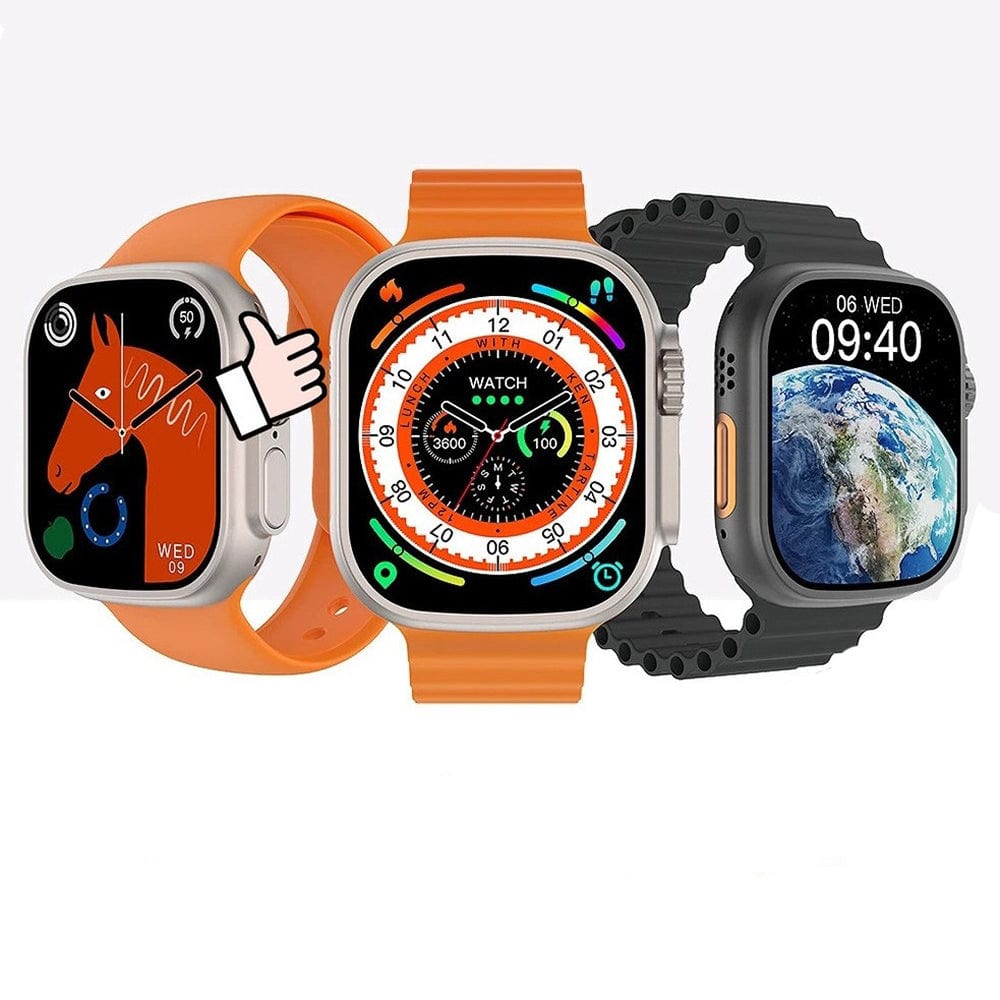 Smart Watch ULTRA 9 Carga Inalámbrica 7 Bandas 10