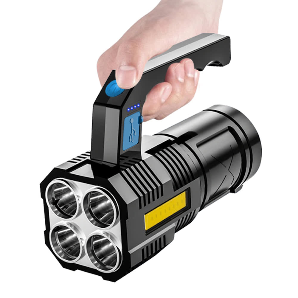 Linterna super brillante de 4 Leds + COB  Recargable Moreka 508 11