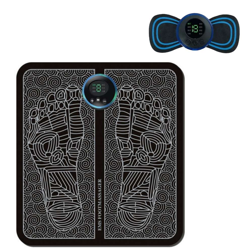 Masajeador Eléctrico Pies Cuello Espalda Cuerpo Portátil Recargables 8