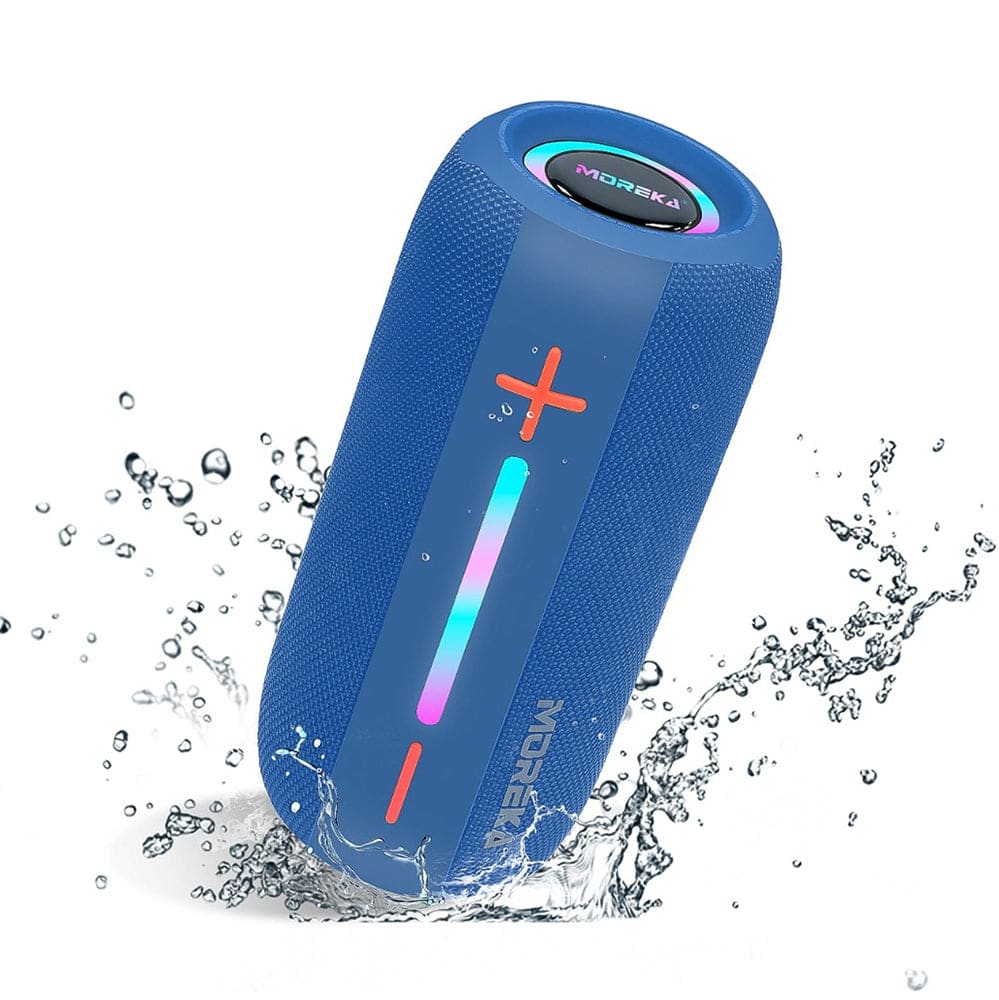 Bocina Bluetooth Moreka 373  Resistente al agua IPX6, Radio FM, USB, Micro SD18