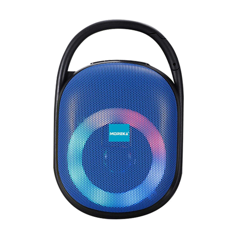 Bocina Moreka M-CLIP5 RGB, Bluetooth, TF Card, Radio FM, USB2