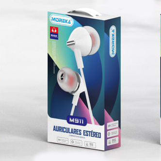 Audifonos Moreka M-911, Alámbricos, Manos Libres, 3.5mm1