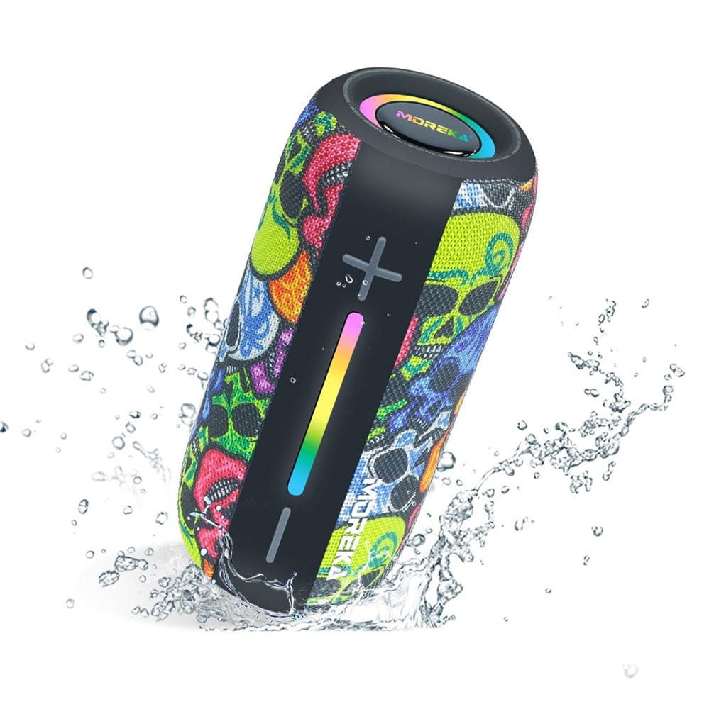 Bocina Bluetooth Moreka 373 Resistente al agua IPX6, Radio FM, USB, Micro SD 19