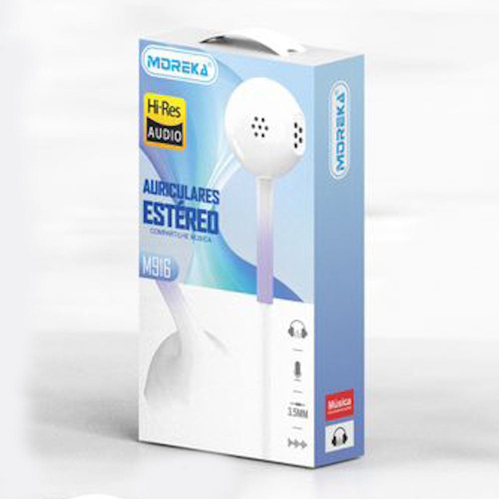 Audifonos Moreka M-916, Alámbricos, Manos Libres, 3.5mm13