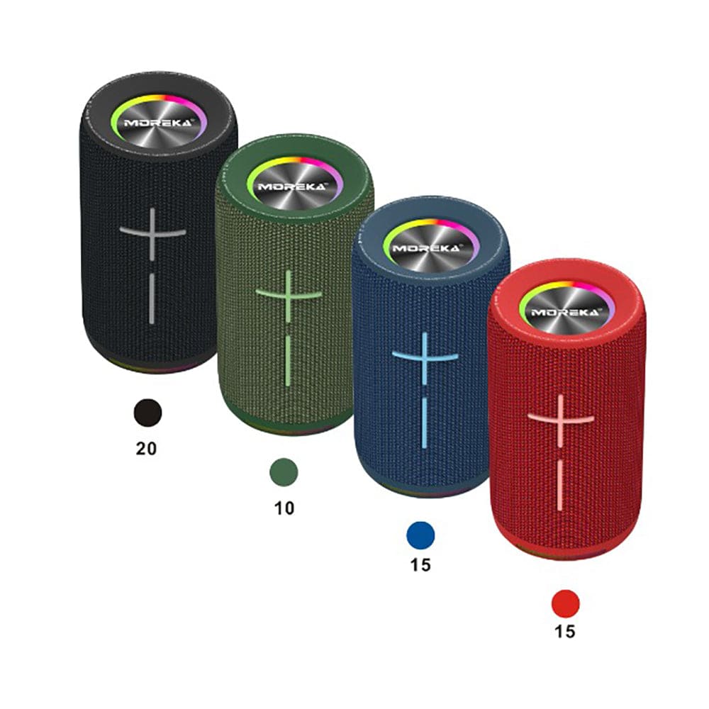 Bocina Bluetooth Moreka M-716 TF Card Radio FM Resistente al agua12