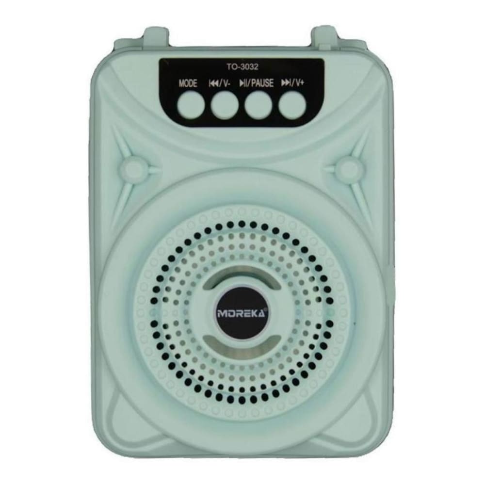 Bocina Moreka T0-3032, LED, Bluetooth, USB, Micro SD, Aux.5