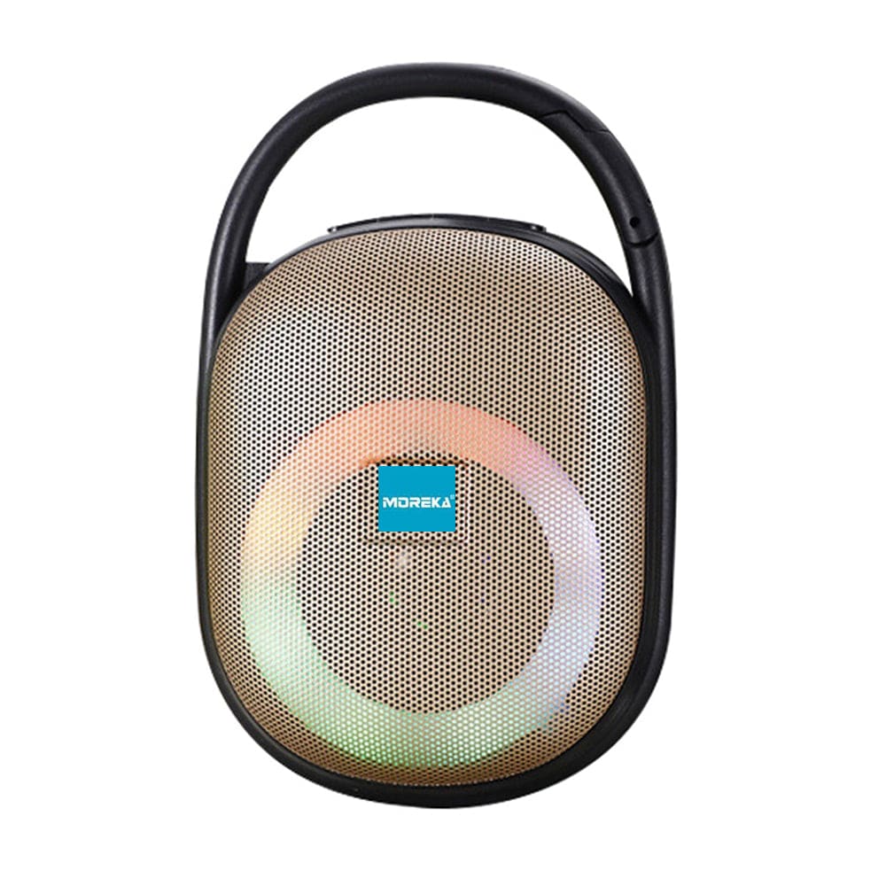 Bocina  Moreka  M-CLIP5 RGB, Bluetooth, TF Card, Radio FM, USB3