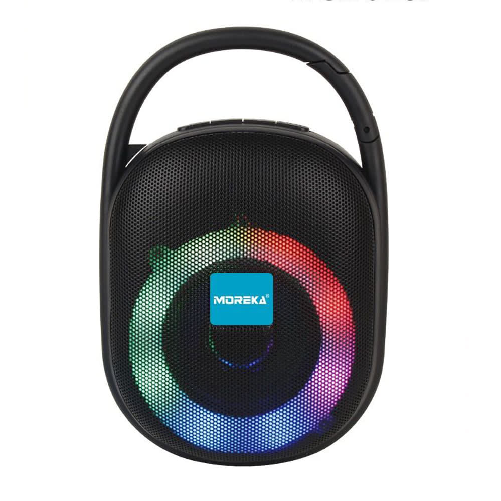Bocina  Moreka  M-CLIP5 RGB, Bluetooth, TF Card, Radio FM, USB21