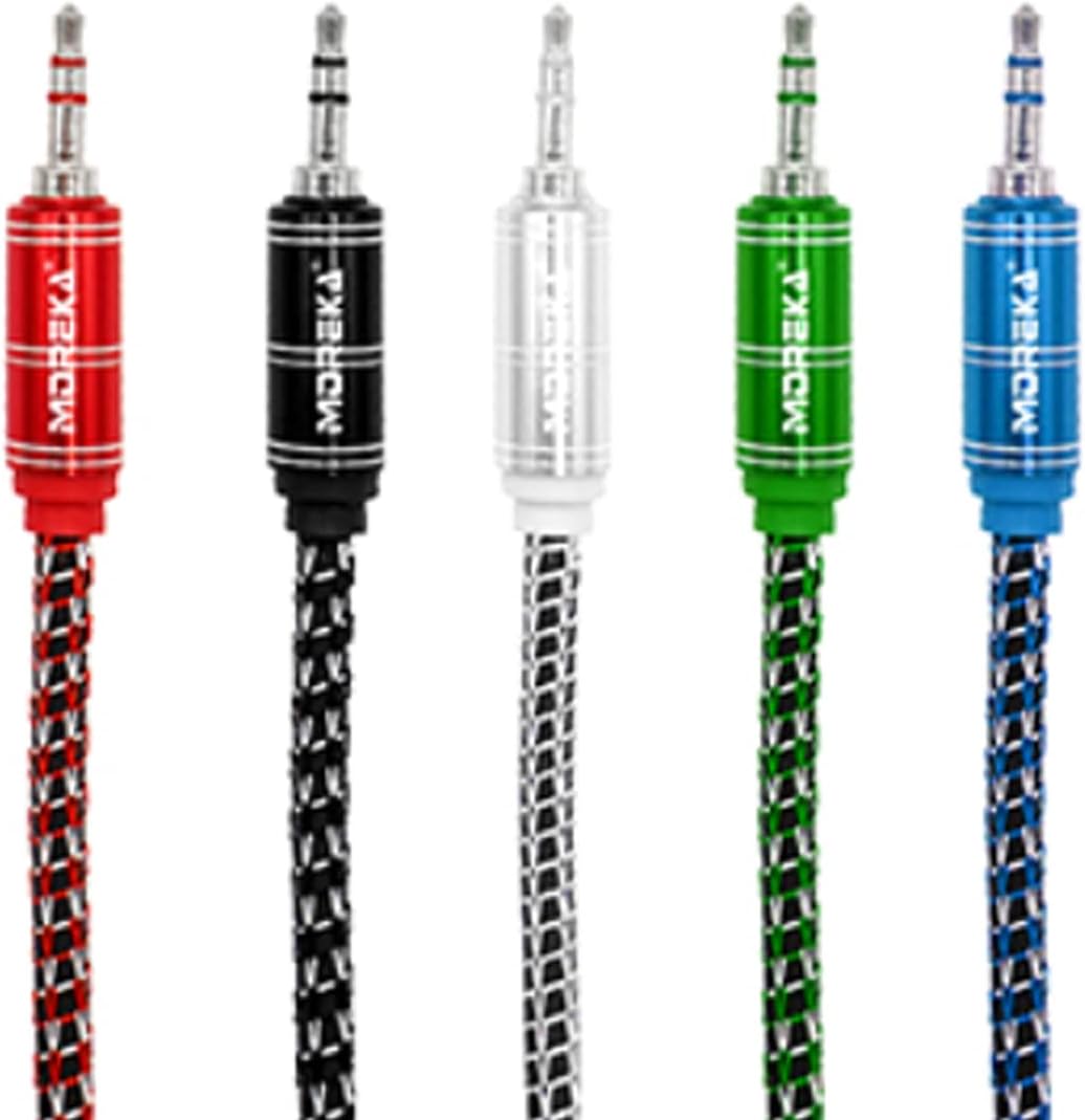 Cable De Audio, Moreka AU-03, Auxiliar 3.5, 1500mm, Reforzado20