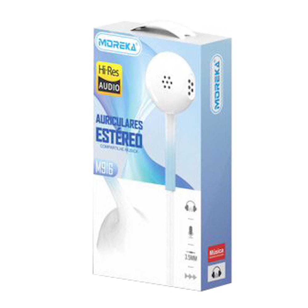 Audifonos Moreka M-916, Alámbricos, Manos Libres, 3.5mm12