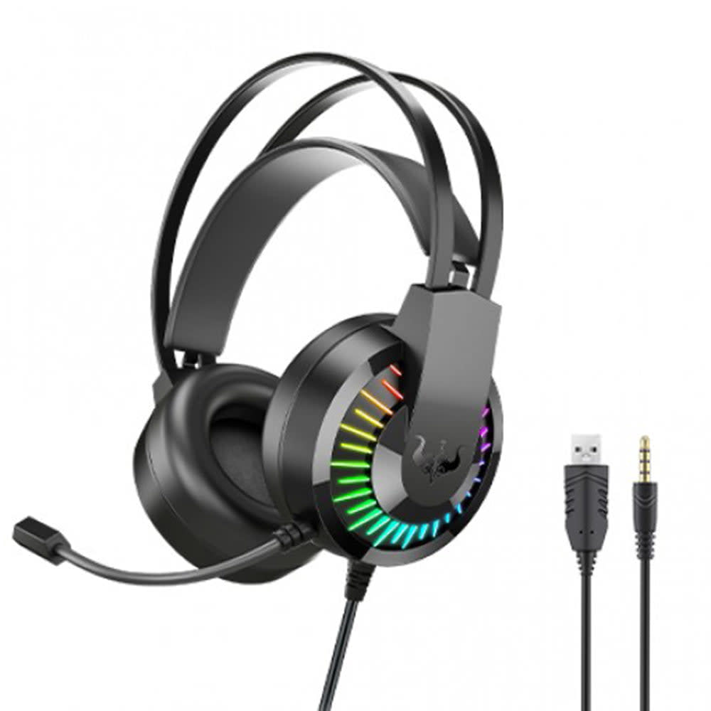 Diadema Gamer OVLENG GT68 Switch Xbox Ps4, PSP RGB Power Bass 10