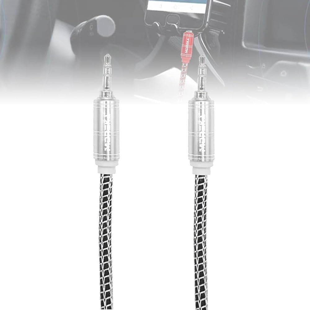 Cable De Audio, Moreka AU-03, Auxiliar 3.5, 1500mm, Reforzado3