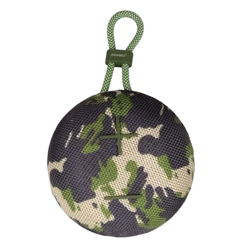 Bocina Bluetooth Moreka 374  Resistente al agua IPX6, Radio FM, USB, Micro SD1