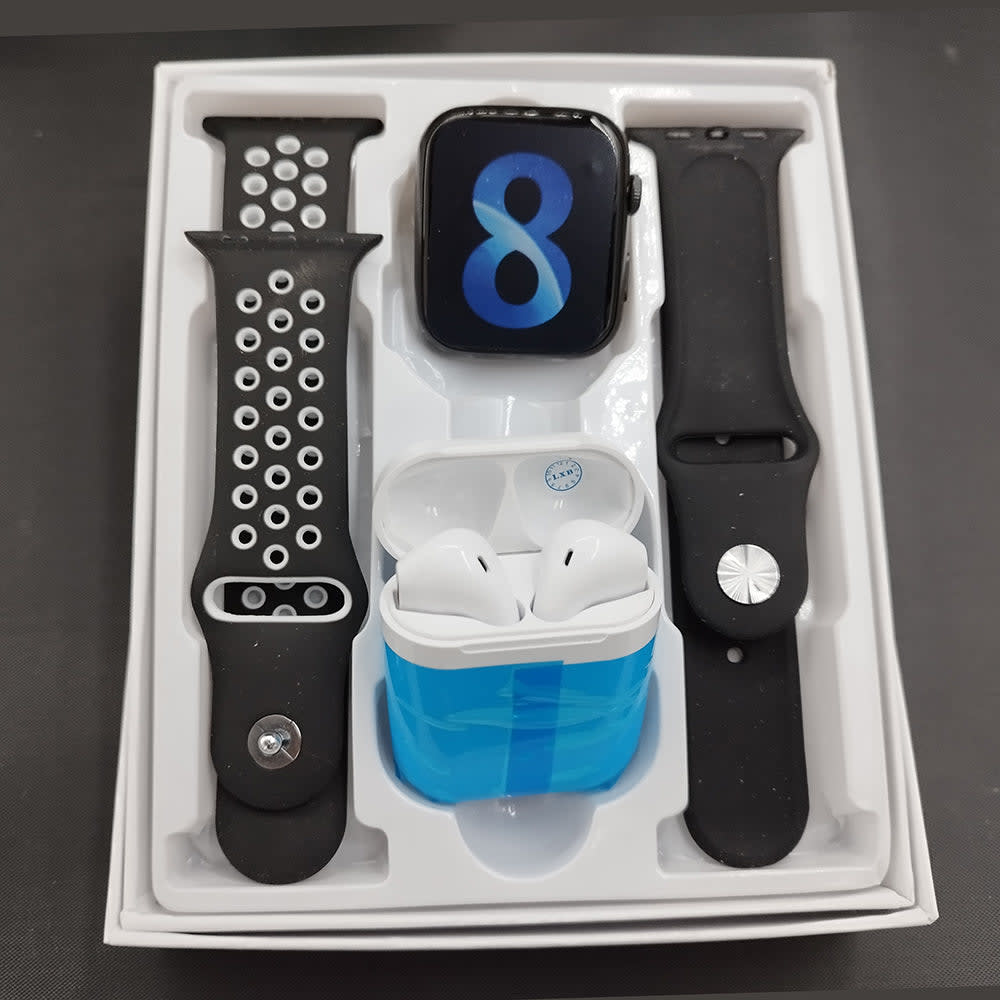 SmartWaatch I7 Pro Max L serie 8 audifonos bluetooth  y correa de regalo15