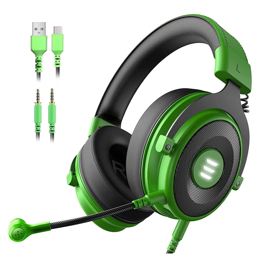 Diadema Gamer EKSA E900 PRO micrófono, auriculares con cable para PC, Xbox PS4, PS5, Switch, micrófono con cancelación de ruido 8