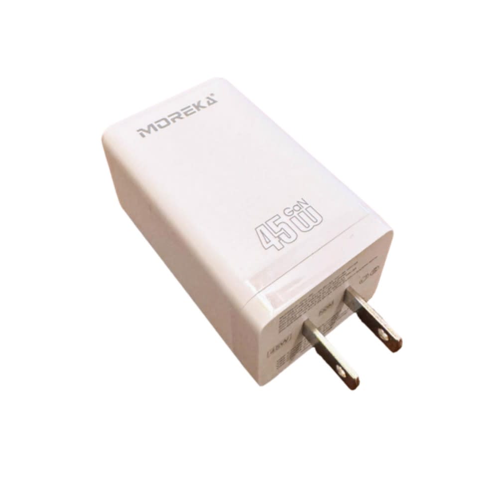 Turbo Cargador GAN 45W 3 puertos carga rápida para Notebook2