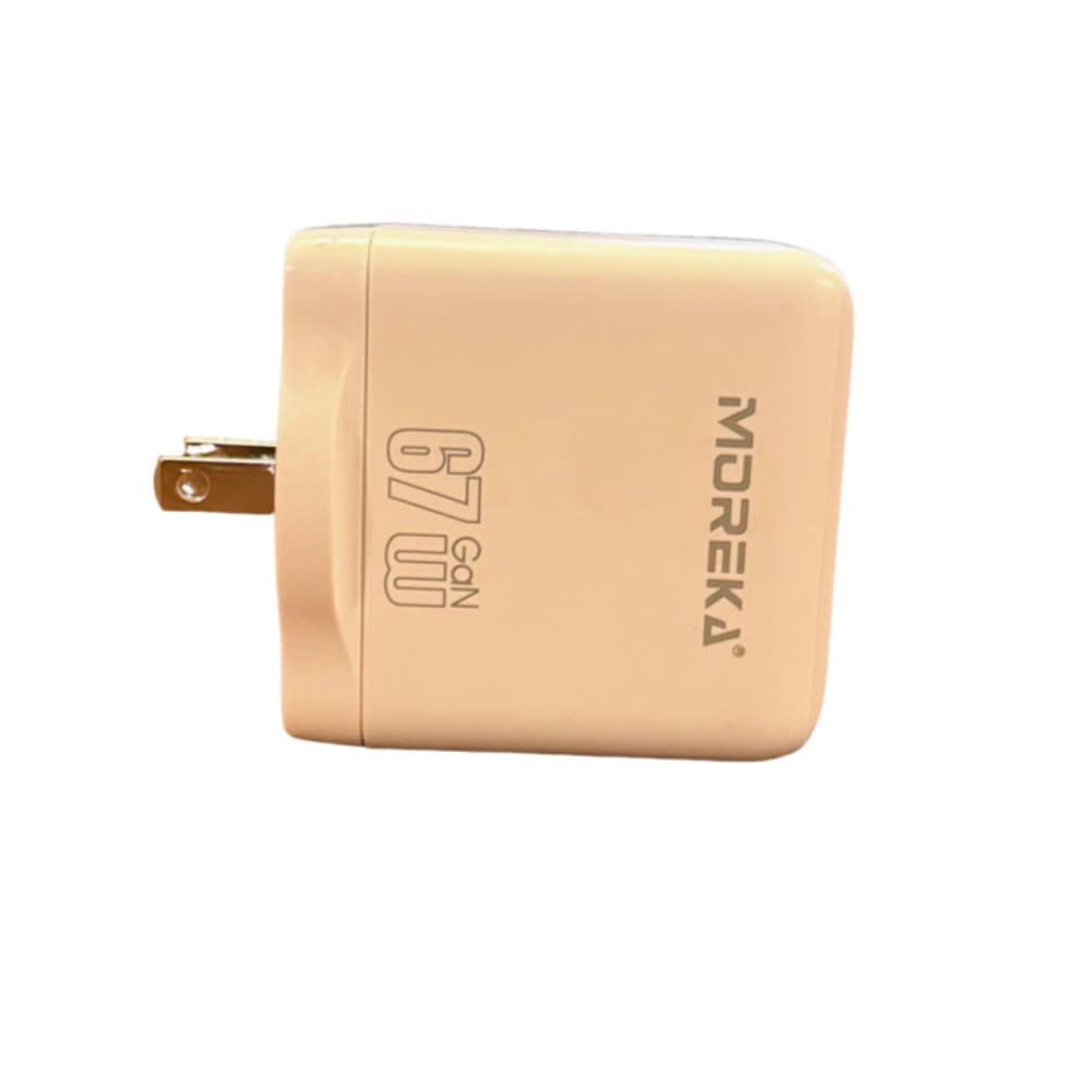 Cubo Turbo Cargador 67W 3 puertos C1 67W C2 67W USB A 30W GAN Ideal para Notebook DHJ-3710