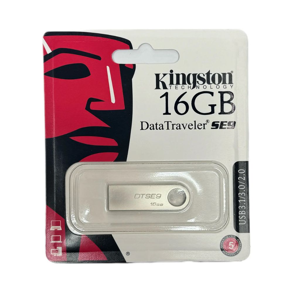 Memoria USB Kingston 16gb Data Traveler SE9 Metal Pendrive 3