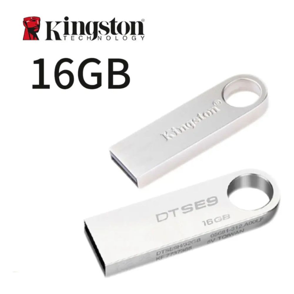 Memoria USB Kingston 16gb Data Traveler SE9 Metal Pendrive1