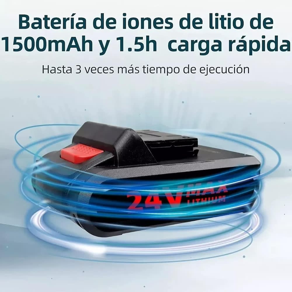 24V Taladro  Inalambrico Tres En Uno atornillado taladrado impacto Moreka Modelo DZ0856