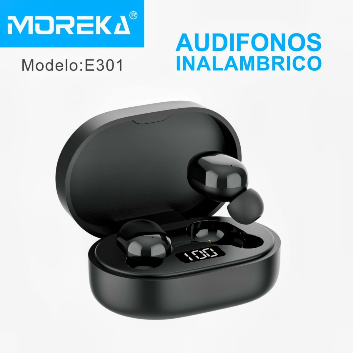 Audífonos Bluetooth Moreka E301 TWS Táctil3