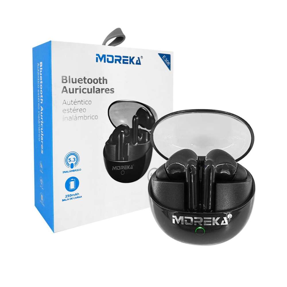 Audífonos Bluetooth Moreka E306 250mAh 5.33