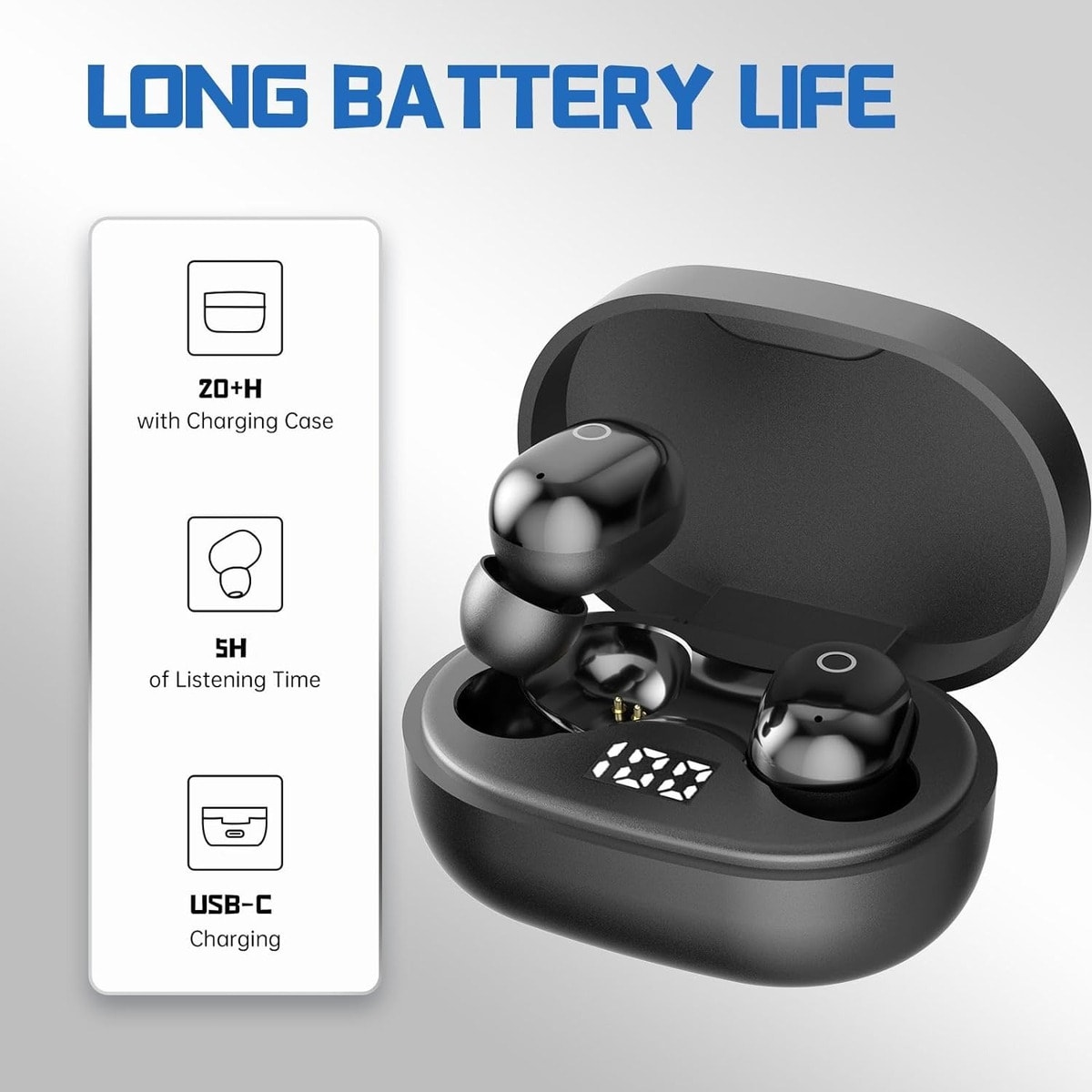 Audífonos Bluetooth Moreka E308 200mAh 5.37