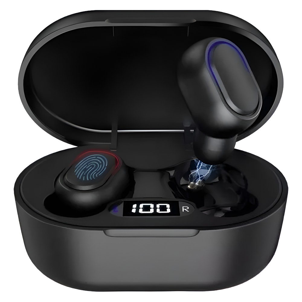 Audífonos Bluetooth Moreka E601 40mAh/300mAh 25h Estuche10