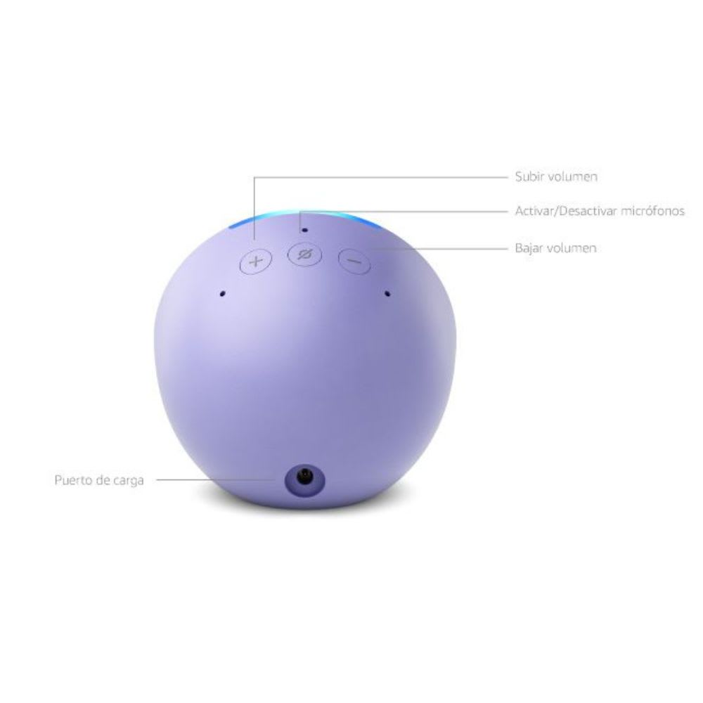 Amazon Echo Pop Bocina Inteligente con Alexa 15W Bluetooth Wi-Fi 802.11ac Audio Multi-Room Compatible con Android iOS Fire OS Control por Voz7