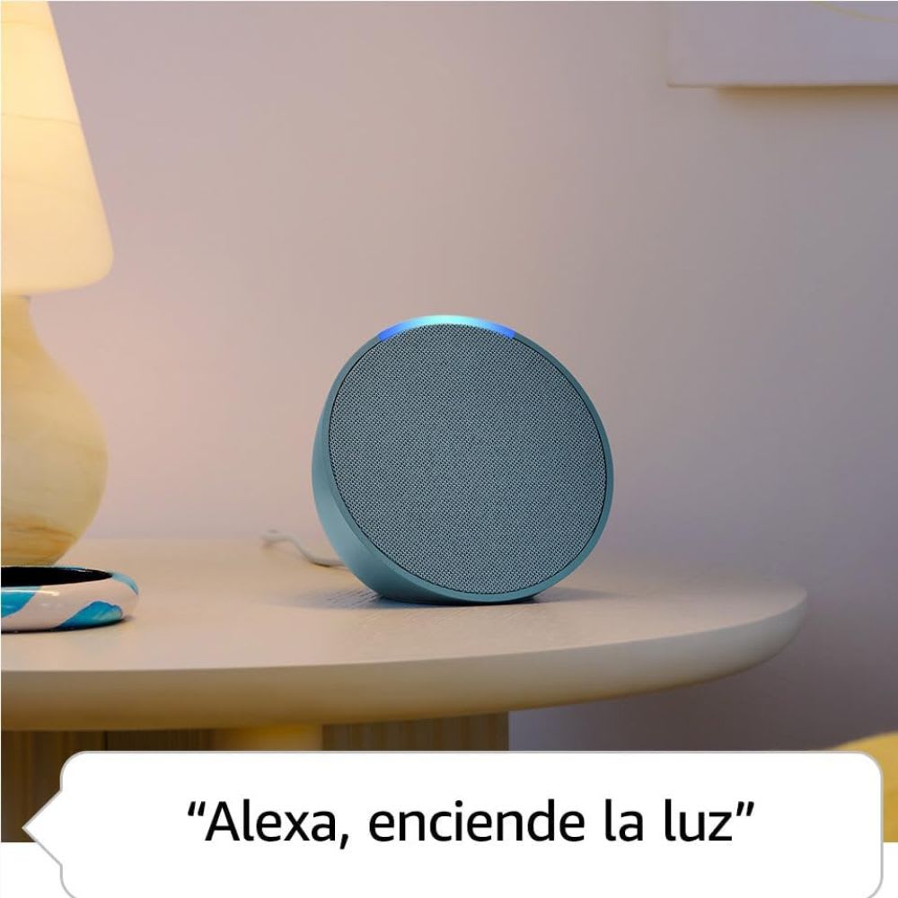 Amazon Echo Pop Bocina Inteligente con Alexa 15W Bluetooth Wi-Fi 802.11ac Audio Multi-Room Compatible con Android iOS Fire OS Control por Voz5