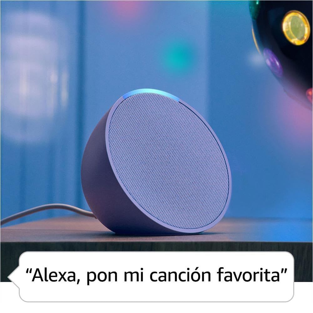 Amazon Echo Pop Bocina Inteligente con Alexa 15W Bluetooth Wi-Fi 802.11ac Audio Multi-Room Compatible con Android iOS Fire OS Control por Voz8