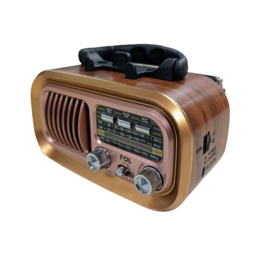 Radio AM/FM/SW Fol Bluetooth, TF Card, Radio FM, USB  TWS FR-088