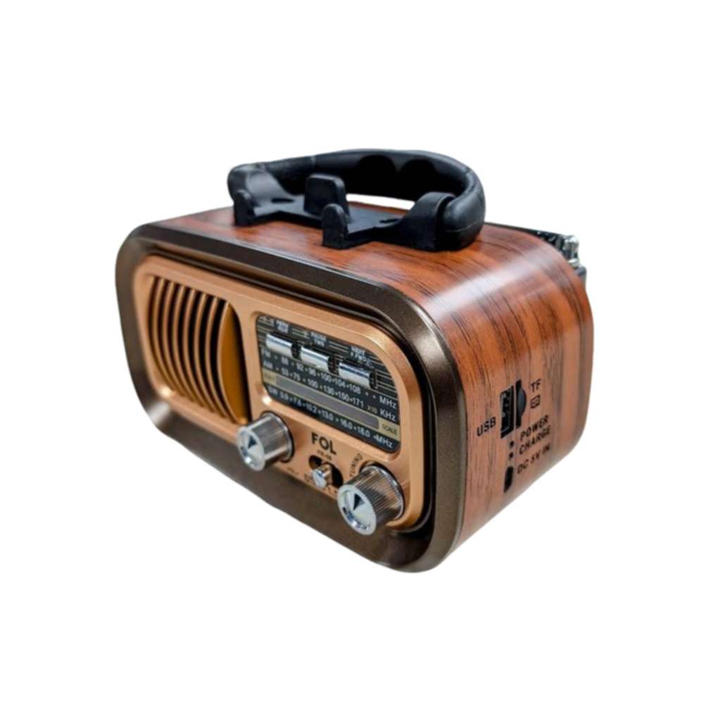 Radio AM/FM/SW Fol Bluetooth, TF Card, Radio FM, USB  TWS FR-0810