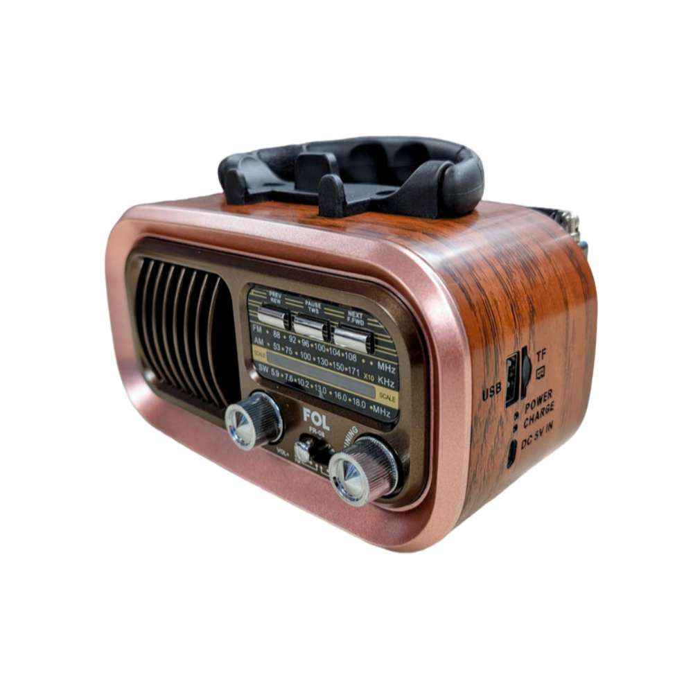 Radio AM/FM/SW Fol Bluetooth, TF Card, Radio FM, USB  TWS FR-089