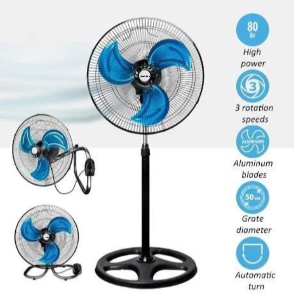 Ventilador 3 aspas alta velocidad de 18 pulgadas Ajustable2