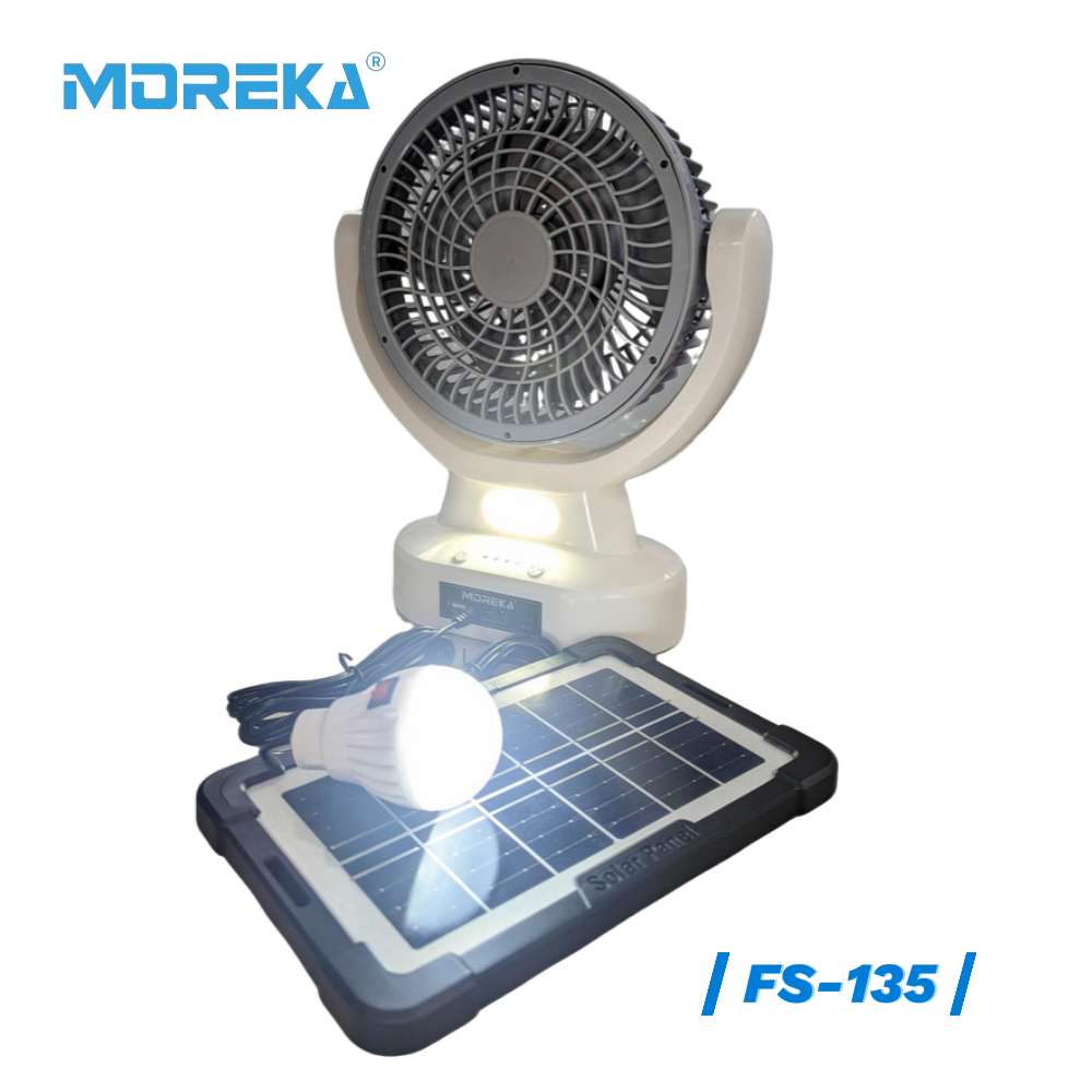 Ventilador Solar Recargable 9