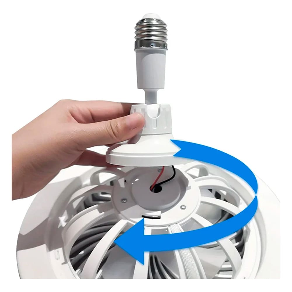 Ventilador De Techo Moreka Lámpara Led Foco 28w Silencioso7